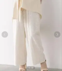 fifth コットンレースイージーパンツ