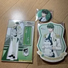 黒子のバスケ 緑間真太郎 White Suit アクリルスタンド 缶バッジ 特典