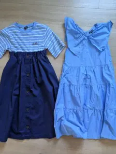 ユナイテッドアローズ　グリーンレーベルリラクシング　ワンピース　2枚 150cm