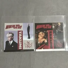 JO1 WHERE DO WE GO A盤B盤ステッカー 川西拓実