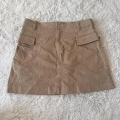 GAP ベージュ カーゴ　ミニスカート サイズ4