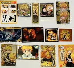 鬼滅の刃 我妻善逸　シール&カードセット