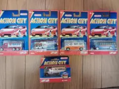 ACTION CITY ミニカーセット 5点