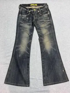 Levi's RE627 イエローパッチ　デニム　ブーツカット 26inc