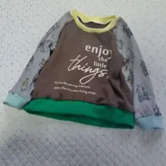 訳あり　ハンドメイド　トレーナー　100