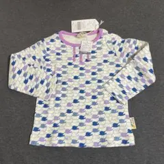 【即購入OK】プチジャム　長袖Tシャツ　小鳥　総柄　95