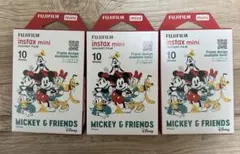 チェキ用フィルム ディズニー ミッキー&フレンズ 10枚入り3個