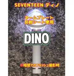 SEVENTEEN ディノ うちわ文字　反射シート使用　ネームプレート　②