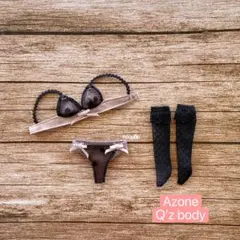 JANAYA ハンドメイド　Q‘z body服　ブラとショーツ　グレー