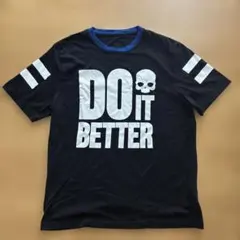 DO it BETTER 半袖Tシャツ スカルロゴ ブラックのサムネイル