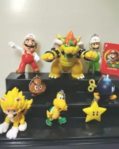 スーパーマリオ　フィギュアコレクションキーホルダー　マスコットフィギュア