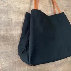 ◎ビッグキャンバストート 帆布 黒 ブラック 綺麗 大容量 安い 新品 未使用