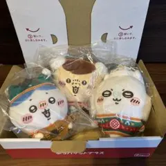 ちいかわ　エニマイくじ　D賞　ハチワレ　モモンガ　くりまんじゅう　3点セット