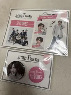 SixTONES　京本大我　缶バッジ＆ステッカー セット