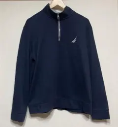 NAUTICA ハーフジップ トレーナー Lサイズ