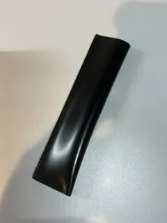 【廃盤・希少】無印良品 レザーペンケース ガラス革 本革 ブラックのサムネイル
