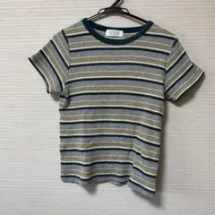 ローリーズファーム　ボーダーニットTシャツ