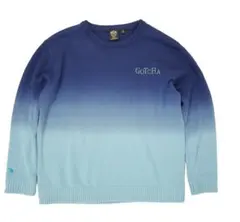 【美品】ガッチャゴルフ　クルーニット【L寸】ブルー　253gg1401