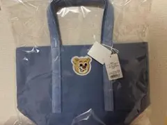 新品未使用 オールドテディ ワッペントートバッグ ネイビー 小サイズ