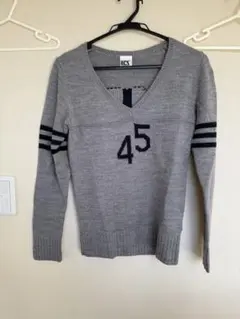 Rodeo Crowns グレー Vネック ニット S