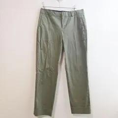 美品✨バナナリパブリック コットンパンツ 緑 S クロップドパンツ