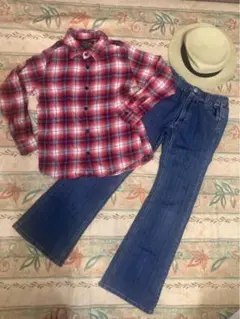 ※ UNIQLO ユニクロ　フランネルシャツ　140