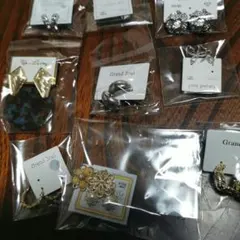 イヤリング　ピアス　９個