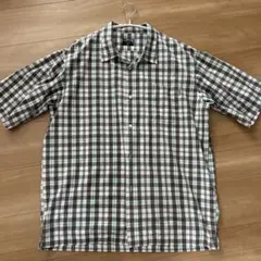 Stussy チェック柄 半袖シャツ XL90年代ヴィンテージボックスシルエット