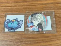 カプくじ 叶 缶バッジ+ステッカー スト6×にじさんじ