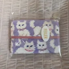 FEILER モフモフネコチャン ティッシュポーチ 未開封 web限定