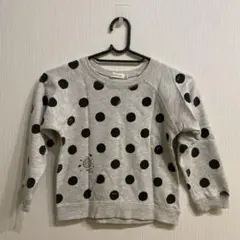 BEAMS mini ドット柄スウェットトレーナー 【110】