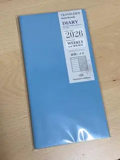 TRAVELER'S notebook 2026 ダイアリー 週間+メモ
