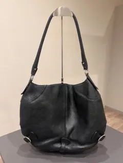 希少☆BVLGARI☆ブルガリ アスコット ホーボー ショルダーバッグ 本革 