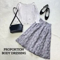 試着のみ プロポーションボディドレッシング ニット　スカート　2点