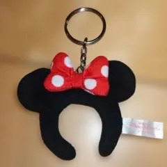 東京ディズニーリゾート　ミニーマウス　カチューシャ　キーホルダー