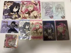 鬼滅の刃　絵巻カフェ　くじ引き缶バッジ44mm 甘露寺蜜璃　伊黒小芭内　コンプ 販売グッズ / テレビアニメ「鬼滅の刃」無限列車編・遊郭編