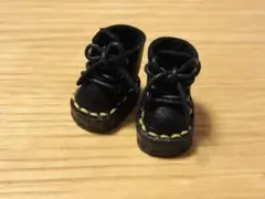 黒 ブーツ ねんどろいどどーる オビツ11 靴