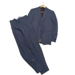 ミスタージュンコ ストライプ セットアップ スーツ グレー 通勤 社会人