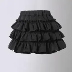インパン付き3段フリルスカート WEGO