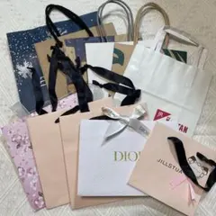 ショップ袋セット（Dior, Jill Stuart, RMKなど）おまけ付き！