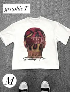 Y2K シティーボーイ ストリート系 白T Mサイズ