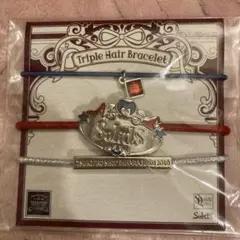 ツキプロ　solids 3連　ヘアブレスレット