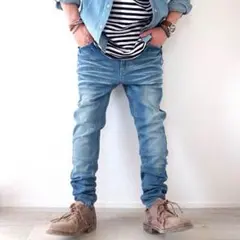 ブリーチ サルエルデニムパンツ