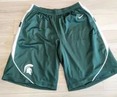 Nike ナイキ　ミシガンステイトスパルタンズバスケットボールハーフパンツ2XL Nike ナイキ ミシガンステイトスパルタンズバスケットボールハーフ