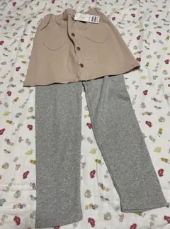 新品　petit main ハートポケットスカッツ　130