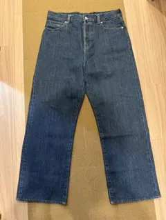 EDIFICE DENIM euro STRAIGHT ワイドデニム　Lサイズのサムネイル