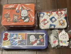 サンリオ × 3coins　ブリキトランク　ポチャッコ