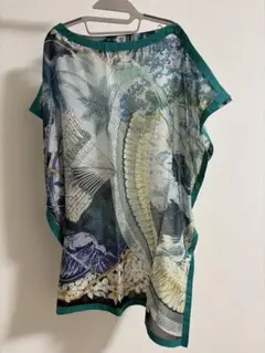 h*u様 新品 エルメス チュニックTシャツ ロング - メルカリ