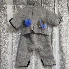 〈値下げ〉アプレレクール　80cm ロンパース　厚手のサムネイル