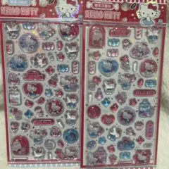海外正規品❣️♡ ハローキティ ボンボンドロップシール ウ２枚セット